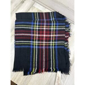 Macchia di Ruggine unisex oversized blanket scarf plaid new lightweight